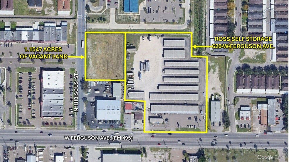 Primary Photo Of 620 W Ferguson Ave, Pharr Freestanding For Sale