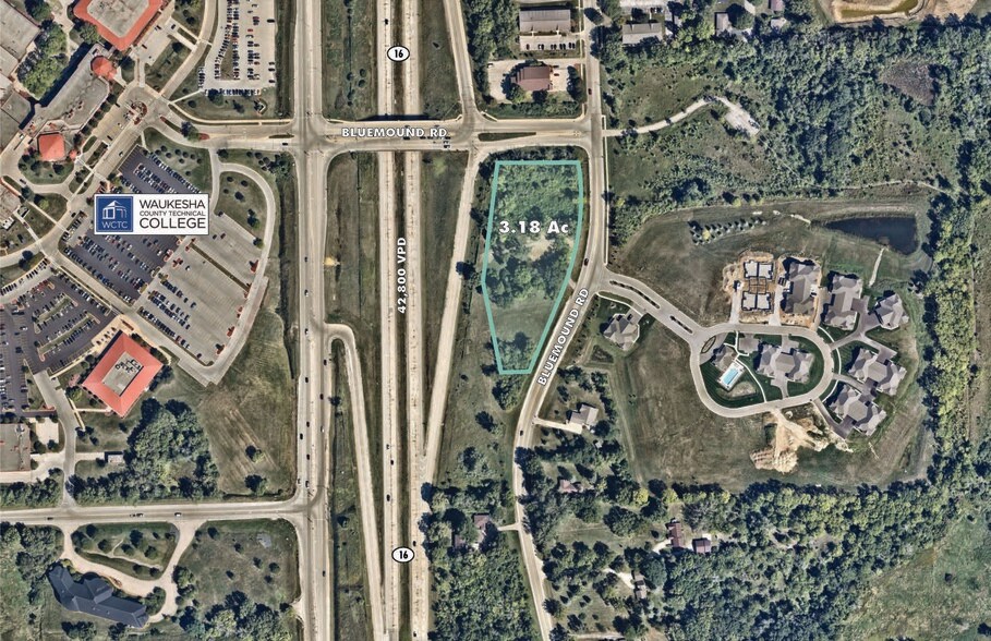 Primary Photo Of N27W25284 Bluemound Rd, Pewaukee Land For Sale