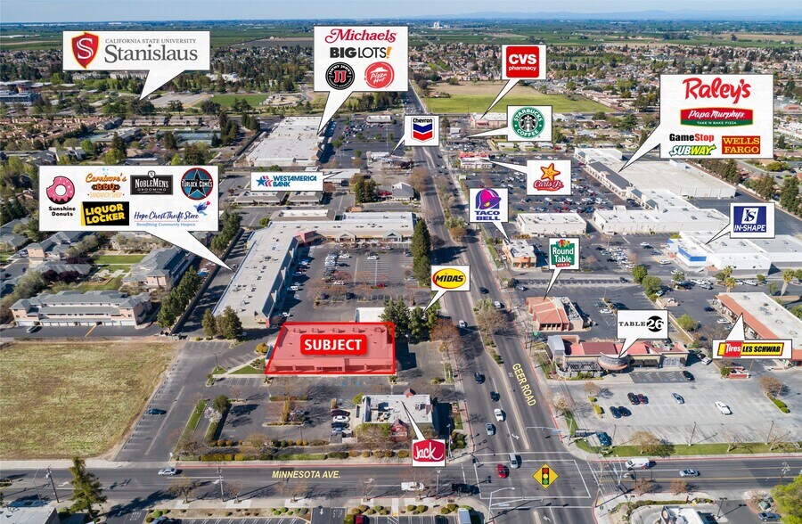 More Photos Of 2641 Geer Rd, Turlock Freestanding For Lease