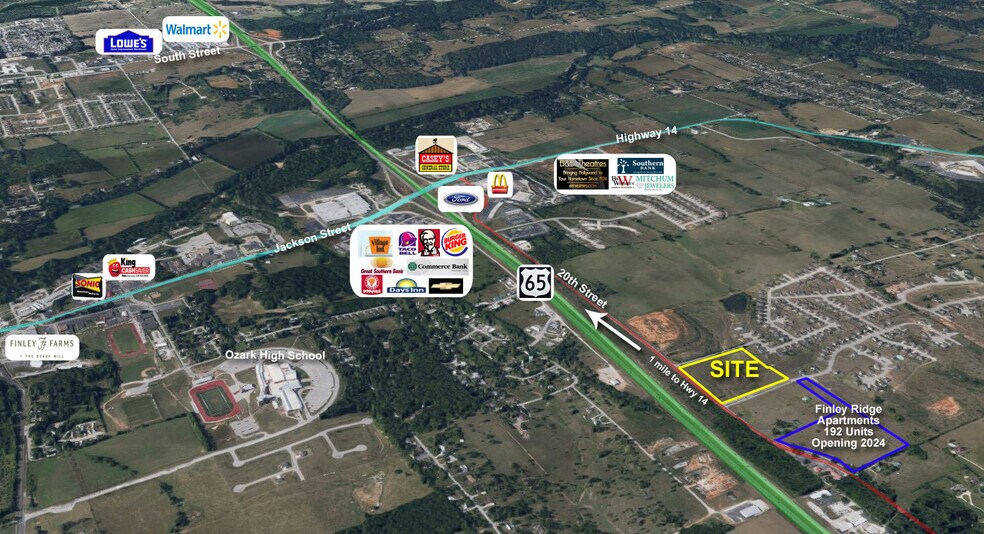 Primary Photo Of 1909 20th st, Ozark Land For Sale