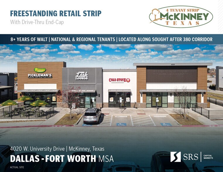 Primary Photo Of 4020 W University Dr, McKinney Storefront For Sale