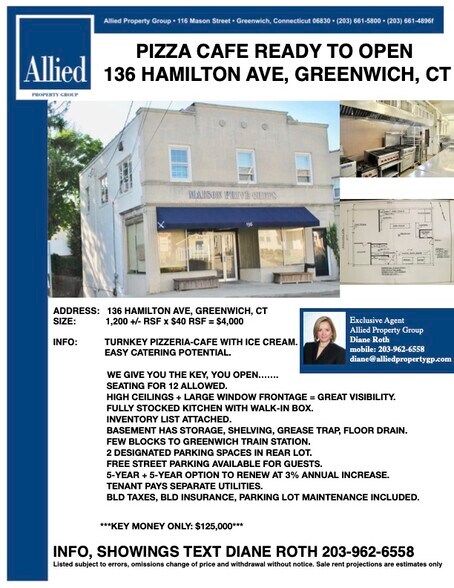 More Photos Of 136 Hamilton Ave, Greenwich Storefront Retail Residential For Lease