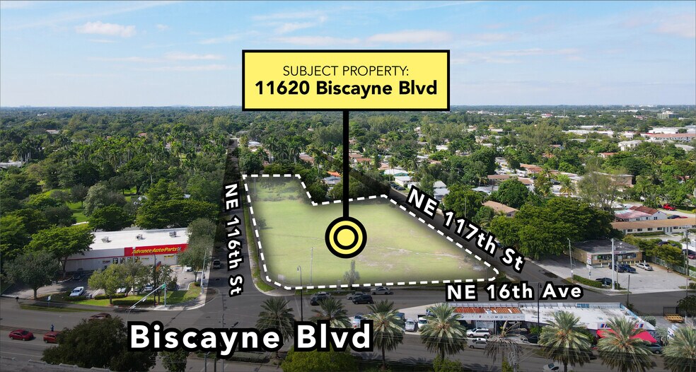 More Photos Of 11620 Biscayne Blvd, Miami Land For Lease