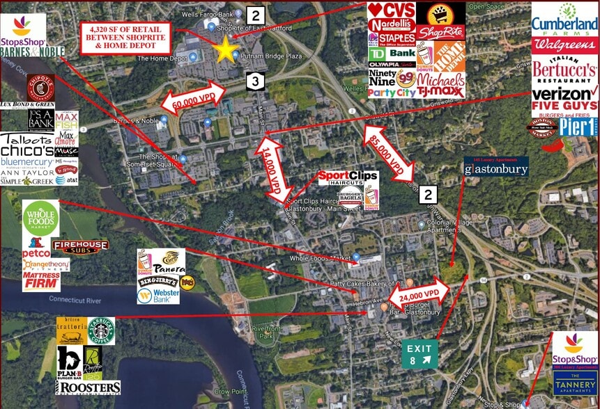 More Photos Of 3039 Main St, Glastonbury Storefront For Lease