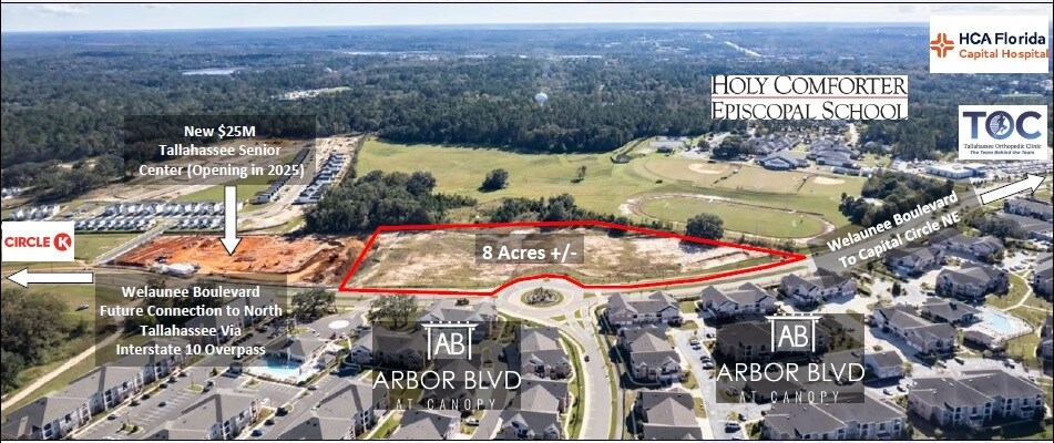 More Photos Of 2695 Welaunee Blvd, Tallahassee Land For Sale