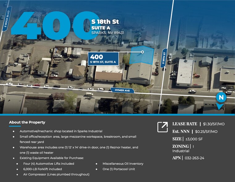 More Photos Of 400 S 18th St, Sparks Warehouse For Lease