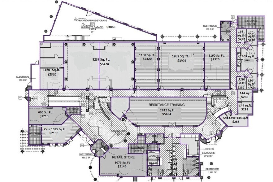 More Photos Of 73600 Alessandro Dr, Palm Desert Health Club For Lease