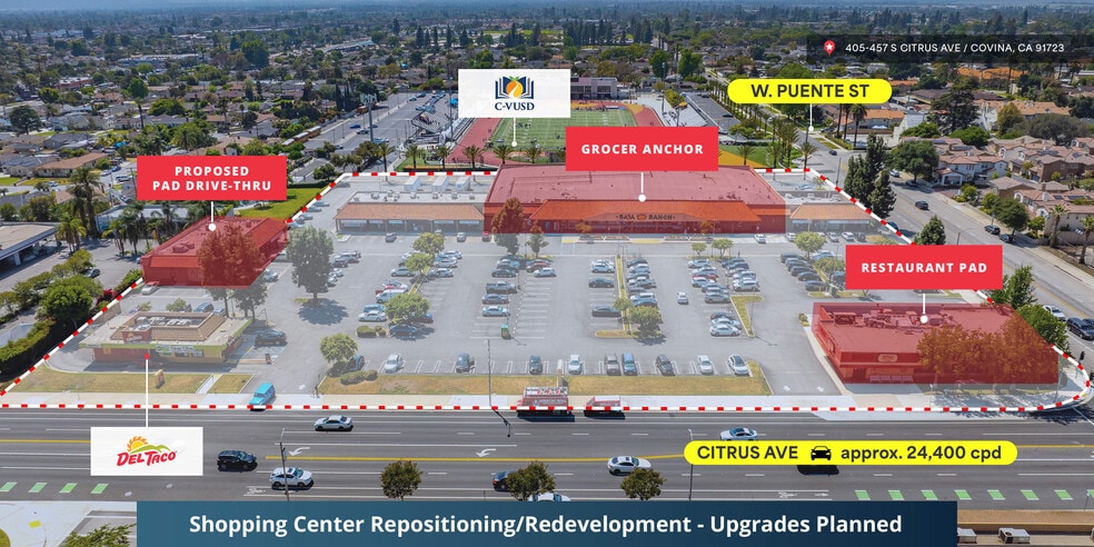 Primary Photo Of 403-471 S Citrus Ave, Covina Unknown For Lease