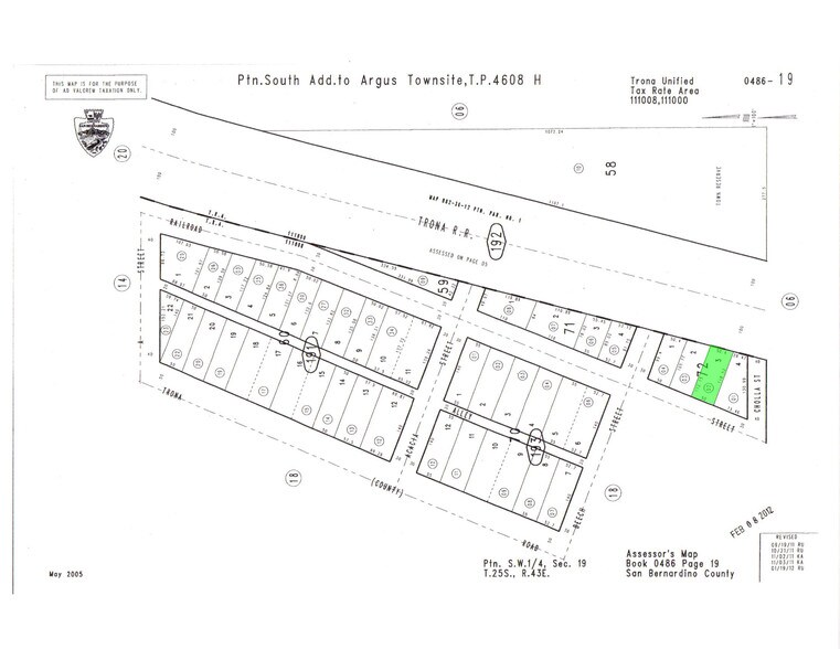 Primary Photo Of Railroad St, Trona Land For Sale