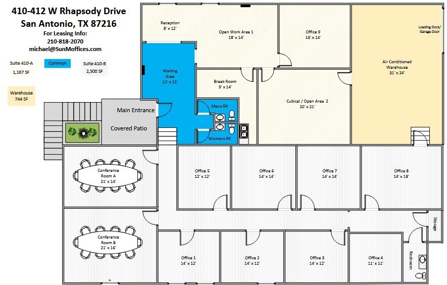 More Photos Of 410-412 W Rhapsody Dr, San Antonio Office For Lease