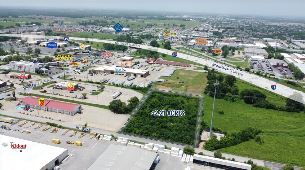 Primary Photo Of 982 Metroplex Dr, Springdale Land For Sale