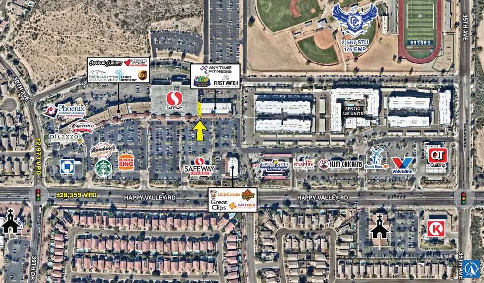 More Photos Of 3780-3890 W Happy Valley Rd, Glendale General Retail For Lease