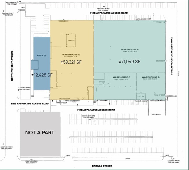 More Photos Of 222 N Vincent Ave, West Covina Warehouse For Lease
