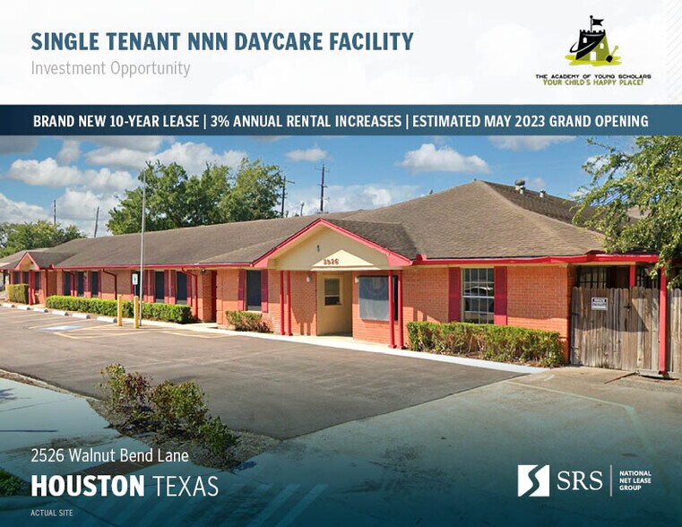 Primary Photo Of 2526 Walnut Bend, Houston Daycare Center For Sale