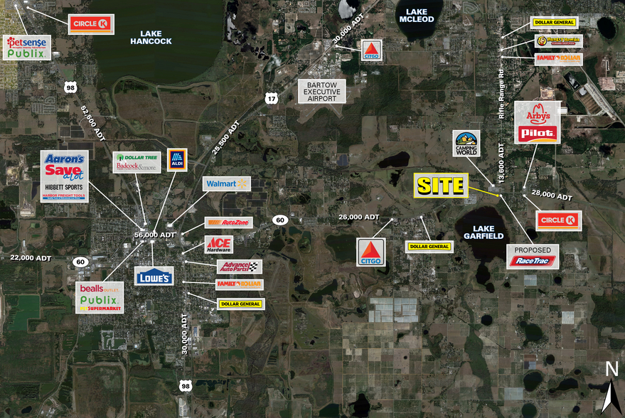 Primary Photo Of SWC Hwy 60 hwy @ Rifle Range Rd, Bartow Land For Lease