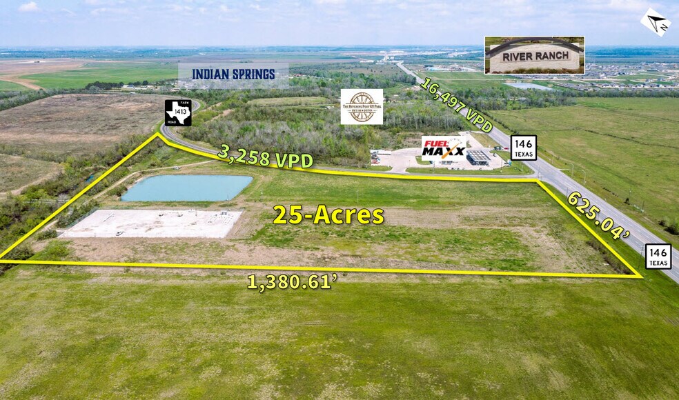 Primary Photo Of SWC 146 Fm 1413, Dayton Land For Sale