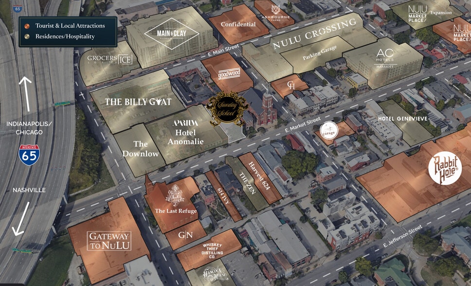 More Photos Of 629 E Market St, Louisville General Retail For Lease