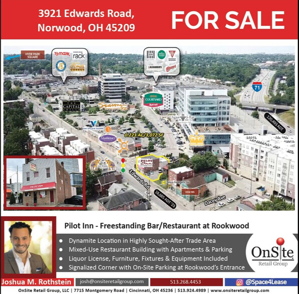 Primary Photo Of 3921 Edwards Rd, Cincinnati Bar For Sale