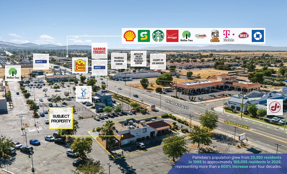 More Photos Of 2606 E Palmdale Blvd, Palmdale Fast Food For Sale