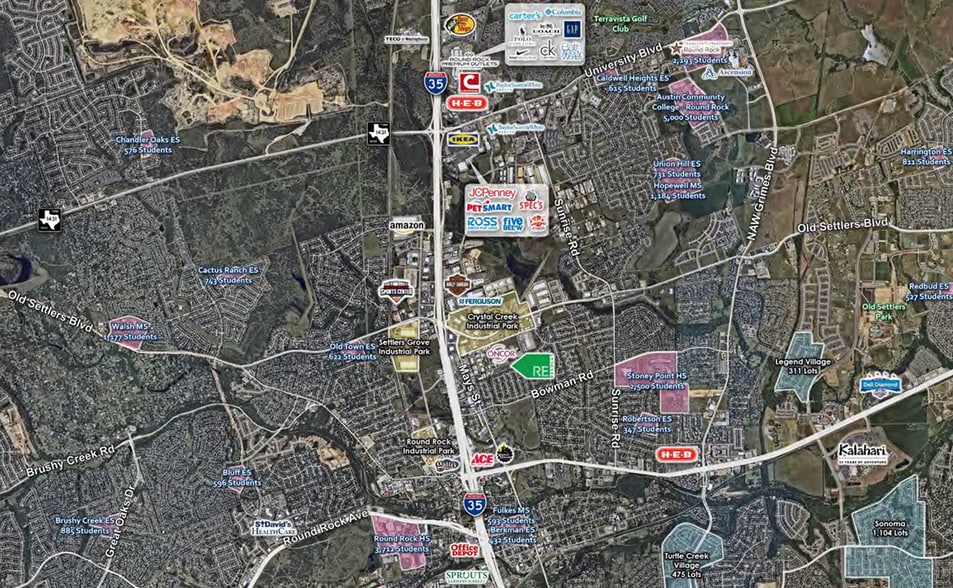 More Photos Of 401 Texas Ave, Round Rock Light Distribution For Lease