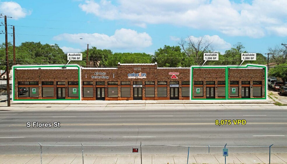 Primary Photo Of 4500-4512 S Flores St, San Antonio Storefront Retail Office For Lease