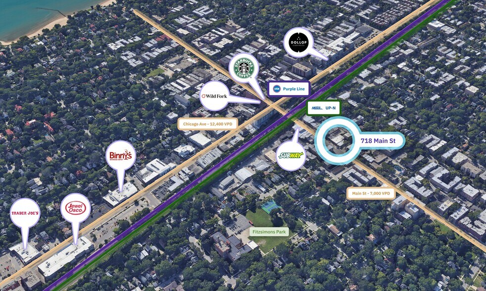 More Photos Of 720 Main St, Evanston Apartments For Lease