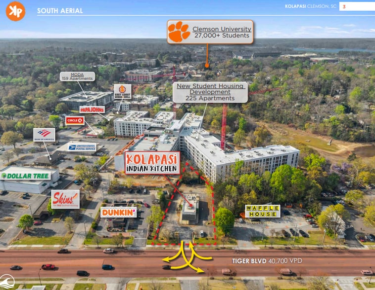 More Photos Of 1066 Tiger Blvd, Clemson Restaurant For Sale