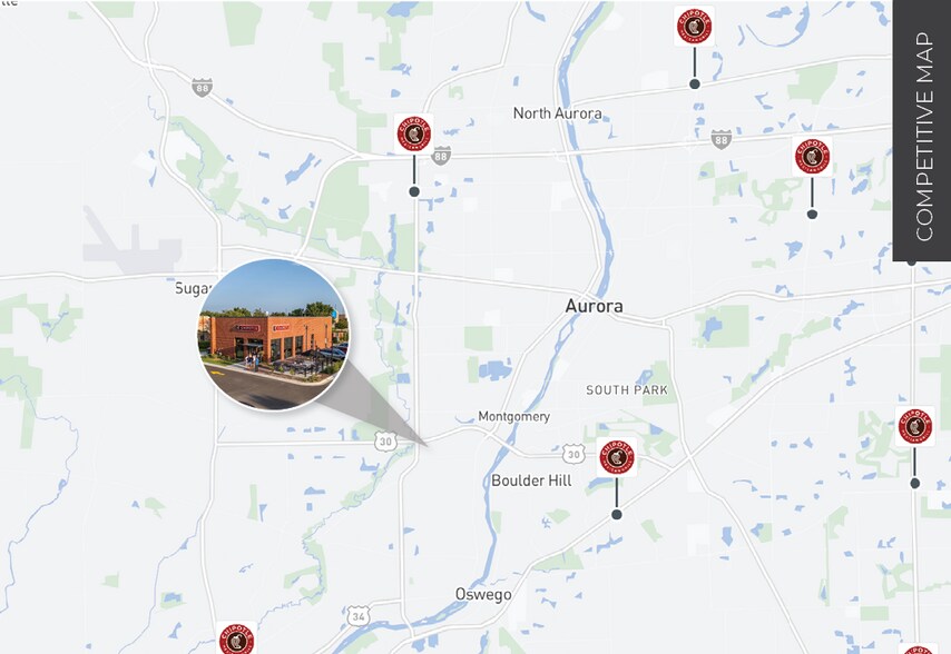More Photos Of 1971 US-30, Montgomery Fast Food For Sale