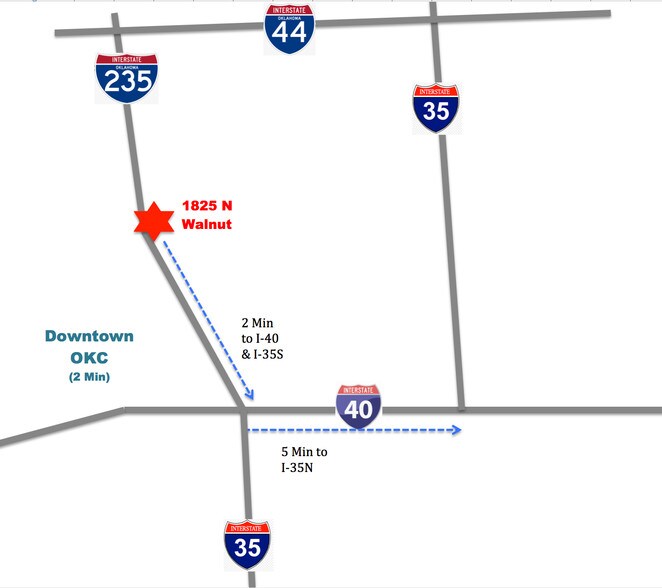 More Photos Of 1825 N Walnut Ave, Oklahoma City Warehouse For Lease