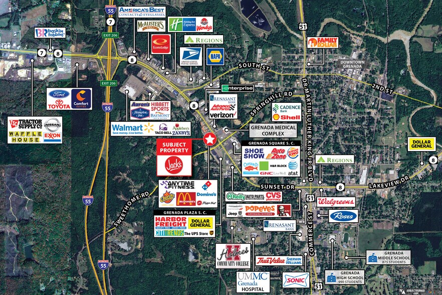 More Photos Of 1317 Sunset Dr, Grenada Fast Food For Sale