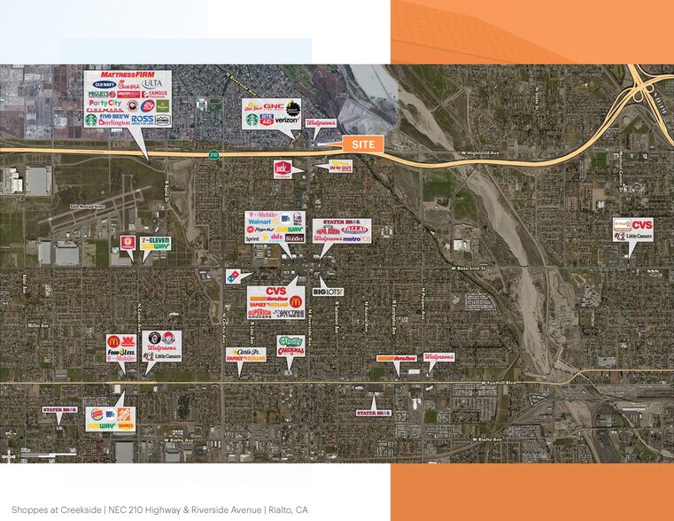 More Photos Of NEC 210 Highway & Riverside Ave, Rialto Land For Sale