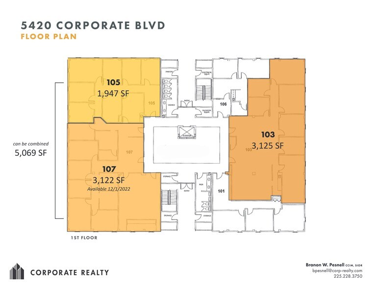 More Photos Of 5420 Corporate Blvd, Baton Rouge Office For Lease