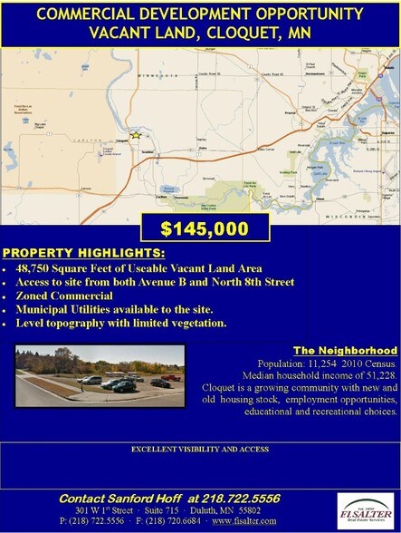 More Photos Of XXX North 8th St, Cloquet Land For Sale
