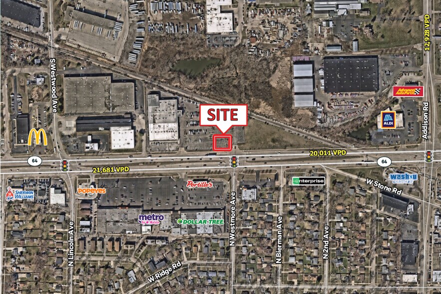 Primary Photo Of 280 W North Ave, Addison Land For Lease