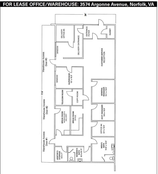 More Photos Of 3574 Argonne Ave, Norfolk Warehouse For Lease