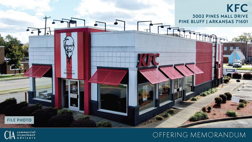 Primary Photo Of 3002 Pines Mall Dr, Pine Bluff Fast Food For Sale