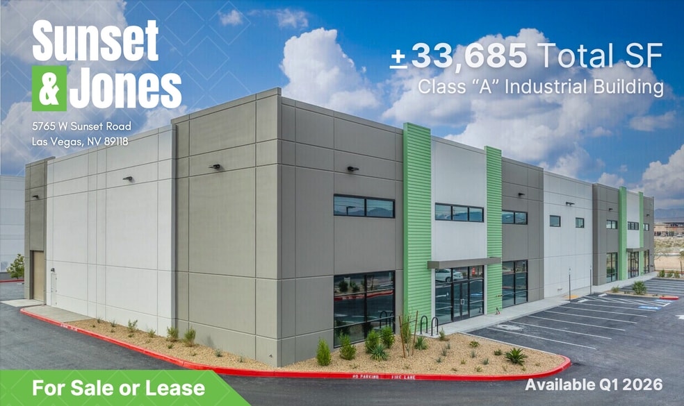 Primary Photo Of 5765 W Sunset Rd, Las Vegas Distribution For Lease