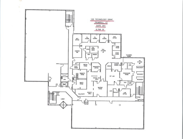 More Photos Of 100 Technology Dr, Trumbull Office For Lease