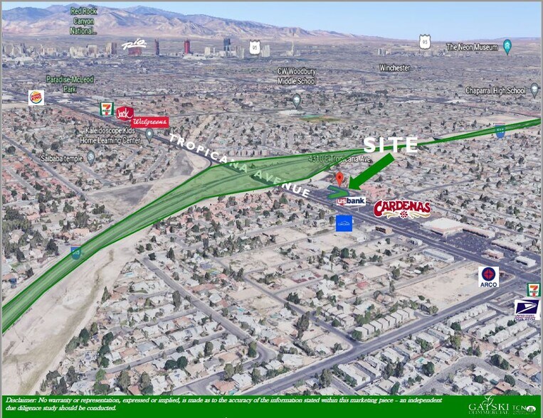 More Photos Of 4310 E Tropicana Ave, Las Vegas General Retail For Lease