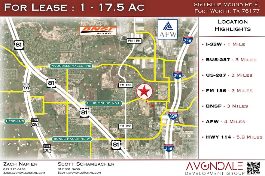 More Photos Of 850 Blue Mound Rd E, Haslet Land For Lease