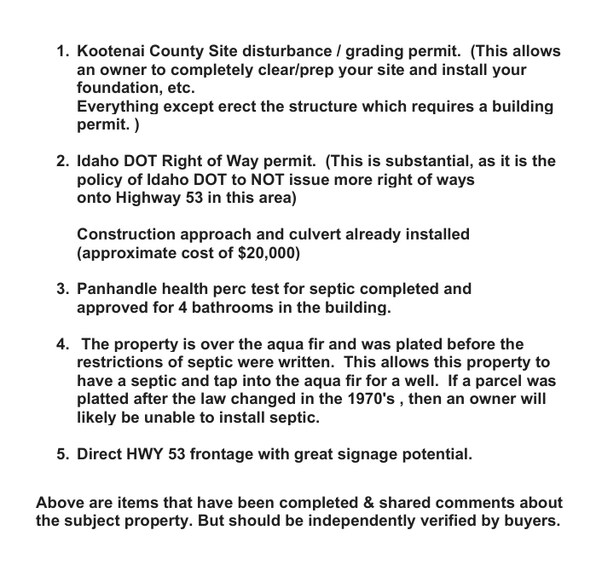 More Photos Of NKA Highway 53 NKA West Highway 53 Hwy, Rathdrum Land For Sale