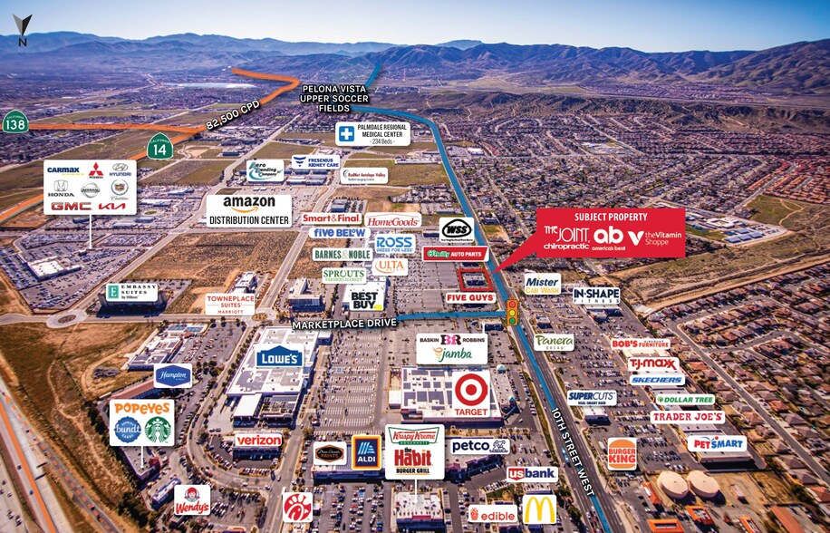 More Photos Of 39256 10th St W, Palmdale Storefront For Sale