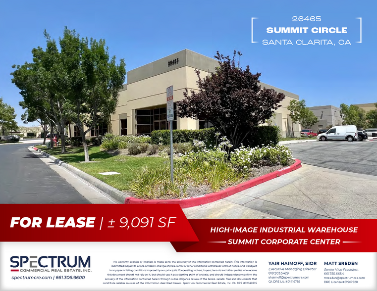 Primary Photo Of 26465 Summit Cir, Santa Clarita Warehouse For Lease