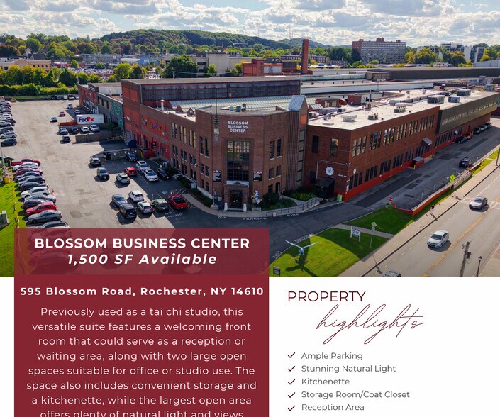 More Photos Of 565-595 Blossom Rd, Rochester Light Manufacturing For Lease