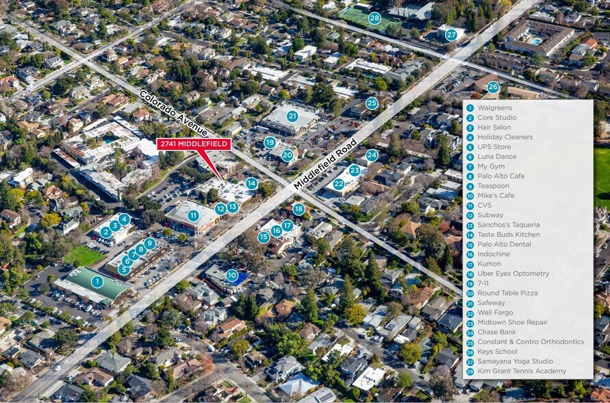 More Photos Of 2741 Middlefield Rd, Palo Alto Office For Lease