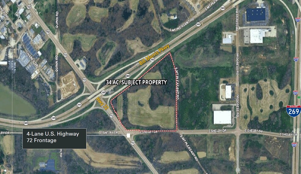 More Photos Of E Shelby - 34.11 Acres dr, Collierville Land For Sale