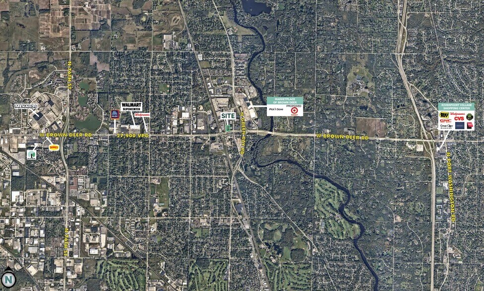 More Photos Of 4300 W Brown Deer Rd, Brown Deer Land For Sale