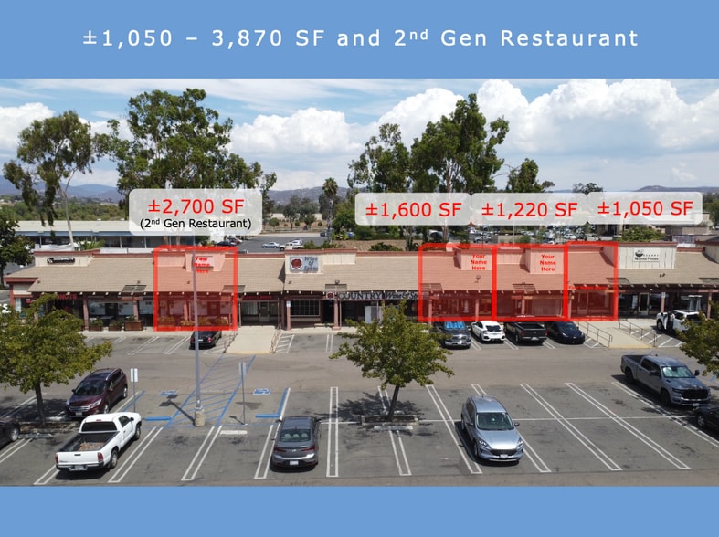 More Photos Of 1407-1467 Main St, Ramona Unknown For Lease