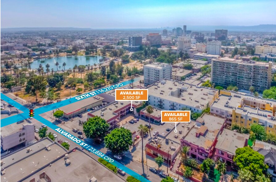 Primary Photo Of 521-545 S Alvarado St, Los Angeles General Retail For Lease