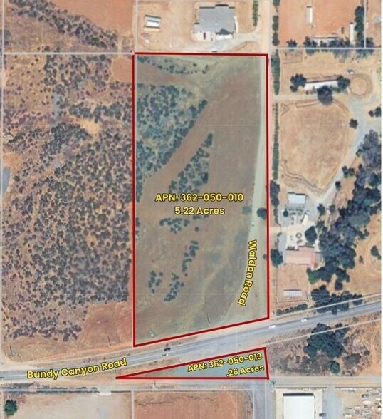 Primary Photo Of 25390 Bundy Canyon Road, Menifee Land For Sale